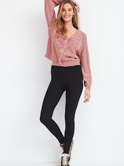 Noir - Leggings pleine longueur - Image 3 of 7