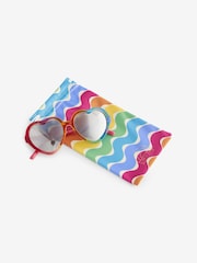 Little Bird by Jools Oliver Multi Ombré Rainbow Heart Sunglasses - Image 2 of 6