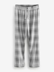 Xadrez Preto/Cinza - Conjunto de pijama de malha 2 - Imagem 11 de 12