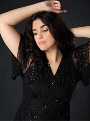 Live Unlimited Black Curve Embellished Maxi Dress - Image 2 of 4