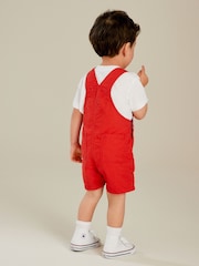 Red Dungarees (3mths-7yrs) - Image 2 of 6