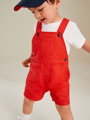 Red Dungarees (3mths-7yrs) - Image 3 of 6