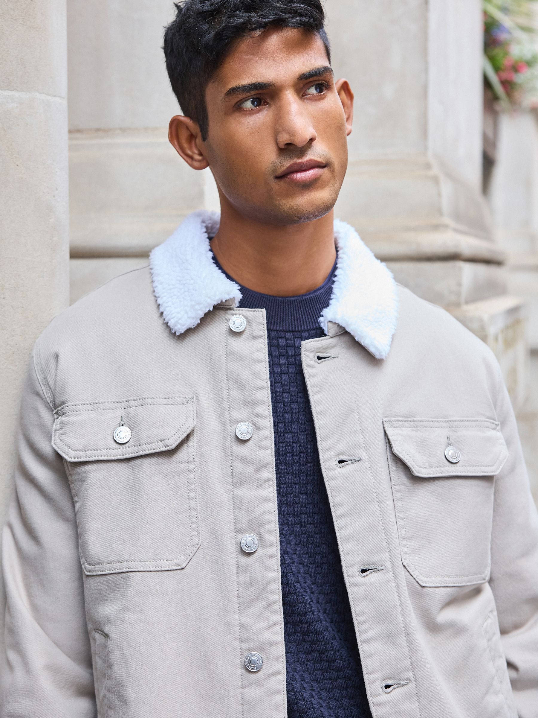 ジャケット・アウター phlannel Summer Loop Yarn Trucker Jacket phlannel Summer Loop Yarn Trucker Jacket