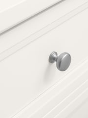 Julian Bowen Surf White Maine 5 Drawer Chest of Drawers - Image 3 of 4
