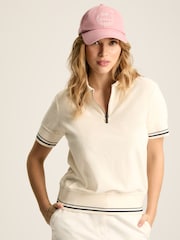 Joules Kingsley Cream Towelling Polo Shirt - Image 1 of 5