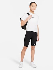 Nike White Oversized Essentials Boxy 100% Cotton T-Shirt - Image 3 of 4
