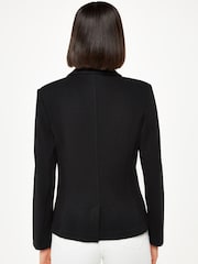 Whistles Black Slim Jersey Jacket - Image 2 of 5