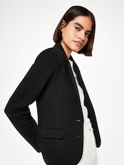 Whistles Black Slim Jersey Jacket - Image 3 of 5