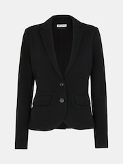 Whistles Black Slim Jersey Jacket - Image 5 of 5