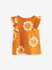 Rosa/Holiday/Palmendesign - Hemden aus 100 % Baumwolle im 4er-Pack (3Monate -7Jahre) - Bild 5 von 7