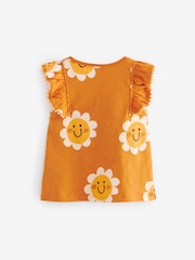 Rosa/Holiday/Palmendesign - Hemden aus 100 % Baumwolle im 4er-Pack (3Monate -7Jahre) - Bild 6 von 7