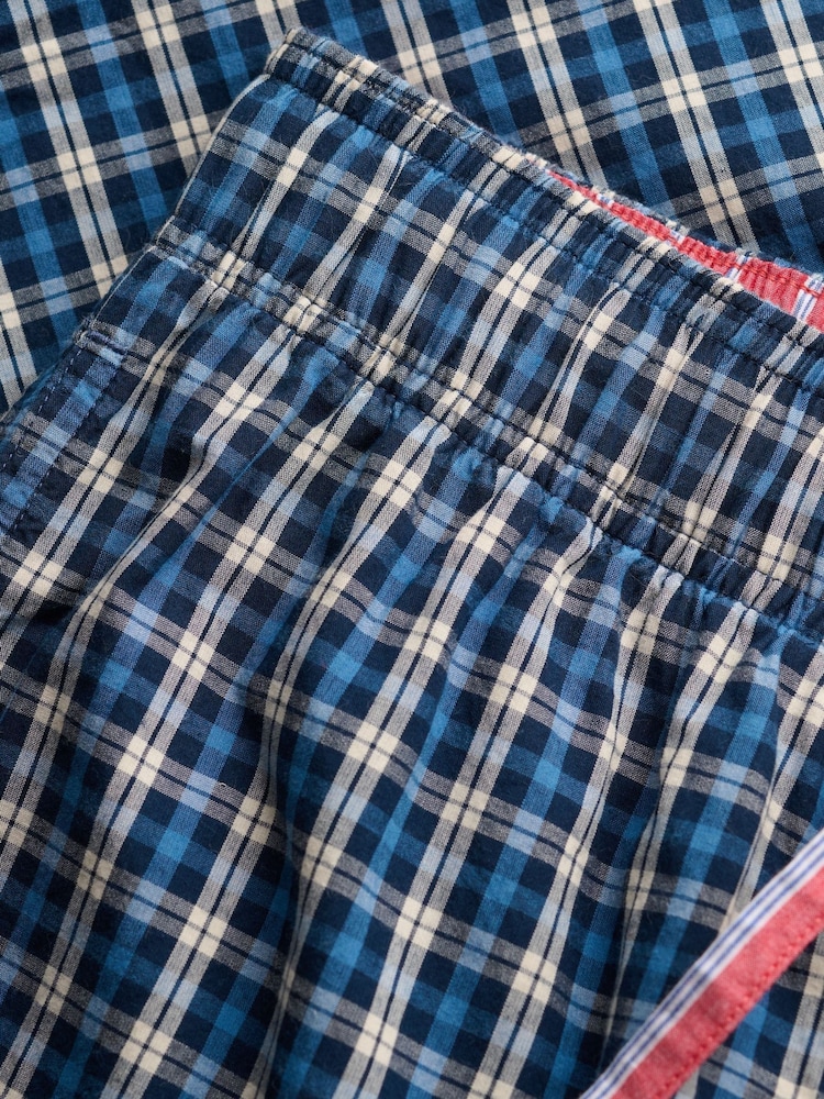 Calças de algodão xadrez mini Superdry - Imagem 7 de 7
