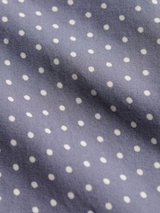 Superdry Blue Printed Sweetheart Short Sleeve Mini Dress - Image 6 of 6