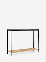 French Connection Metal/Jute Tatami Console Table - Image 5 of 7
