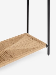 French Connection Metal/Jute Tatami Console Table - Image 7 of 7