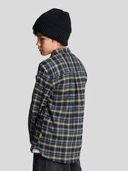 Lyle & Scott Black 100% Cotton Tartan Check Boys Shirt - Image 3 of 5
