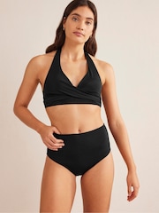 Boden Black High Waisted Bikini Bottoms - Image 1 of 7