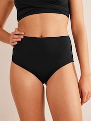 Boden Black High Waisted Bikini Bottoms - Image 4 of 7