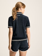 Joules Kingsley Navy Towelling T-Shirt - Image 2 of 7