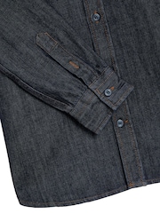 Lyle & Scott Blue Boys Mid Wash 100% Cotton Denim Shirt - Image 2 of 3