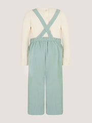 Monsoon Baby Top & Embroidered Corduroy Dungarees Set - 3এর মধ্যে 2 ছবি