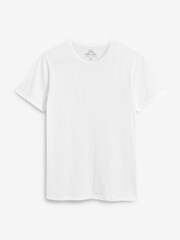 Burgundy Red/Black/White/Blue/Grey Marl Slim Fit T-Shirts 5 Pack - Image 5 of 6