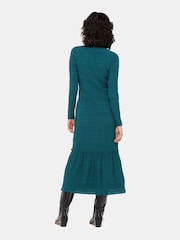 Whistles Green Mila Textured Dress - Image 2 of 5