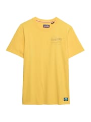 Superdry Yellow Outdoors Mountain Relaxed T-Shirt - Image 3 of 4