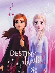 Character Pink Pink Disney Frozen Snowflake Long Sleeved Girls Pyjama Set - Image 4 of 5