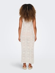 ONLY gehäkeltes, ärmelloses, gestricktes Midi-Strandkleid - Bild 2 von 8