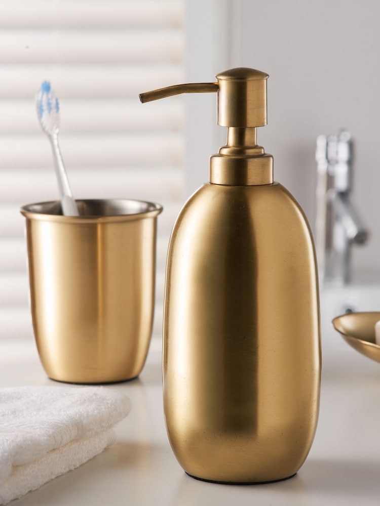 Our House Brass Bathroom Accessories Set - Image 1 of 4