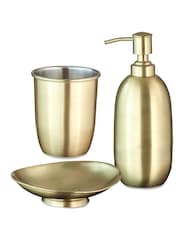 Our House Brass Bathroom Accessories Set - Image 4 of 4