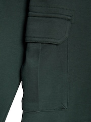Lyle & Scott Green Boys Logo Tape 100% Cotton Hoodie - Image 5 of 6