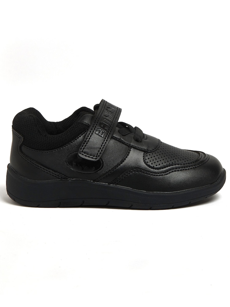 Character Black Batman Boys School Shoes - Image 1 of 5