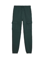 Lyle & Scott Green Boys Cargo Jersey 100% Cotton Joggers - Image 6 of 6