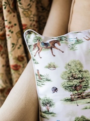 Avalon Home Green Horse Girl Chic Cushion Cover 45x45cm - Image 5 of 5