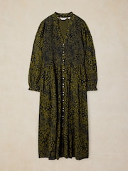 Гірчичний жовтий - White Stuff сукня Ada Shirred - Image 6 of 6