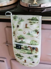 Avalon Home Green Horse Chic Oven Gloves - Image 3 of 6