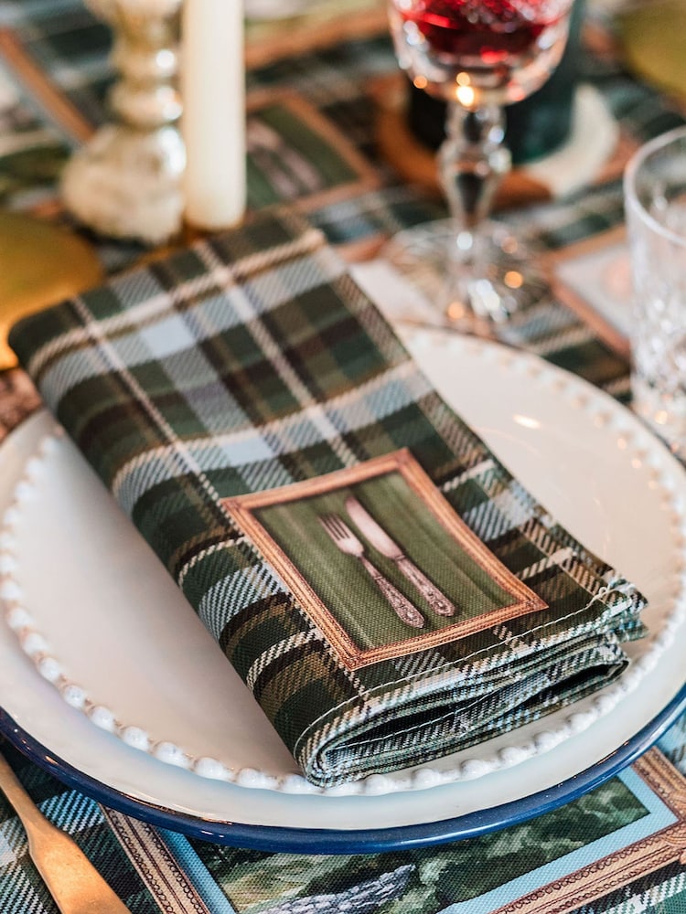 Avalon Home Set of 2 Northern Gallery Wall Napkins - Bilde 6 av 6 Avalon Home Set of 2 Northern Gallery Wall Napkins - Bilde 6 av 6
