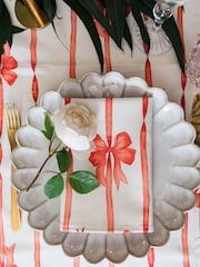 Avalon Home Set of 3 Red Ribbons Napkins - Image 2 of 6