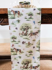 Avalon Home Green Horse Girl Chic Table Runner - Image 4 of 5