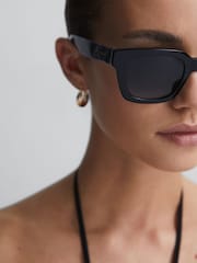 Missoni Eyewear Rectangular Zigzag Sunglasses - Image 3 of 5