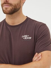 FatFace Purple Landrover Deconstructed Graphic T-Shirt - Image 3 of 5