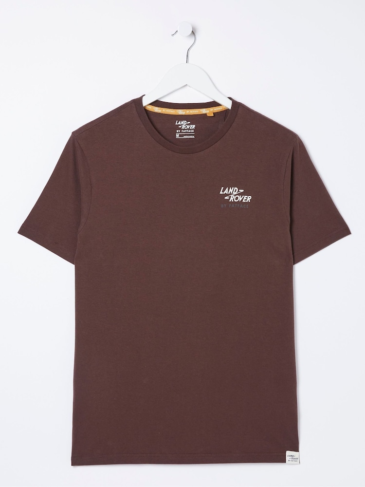 FatFace Purple Landrover Deconstructed Graphic T-Shirt - Image 5 of 5