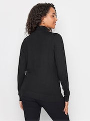 M&Co Black Roll Neck Jumper - Image 3 of 4