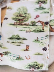 Avalon Home Green Horse Girl Chic Tea Towel - Image 4 of 6