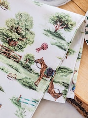 Avalon Home Green Horse Girl Chic Tea Towel - Image 6 of 6