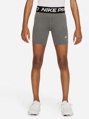 Nike Grey Marl 5 Inch Dri-FIT Pro Shorts - Image 1 of 6