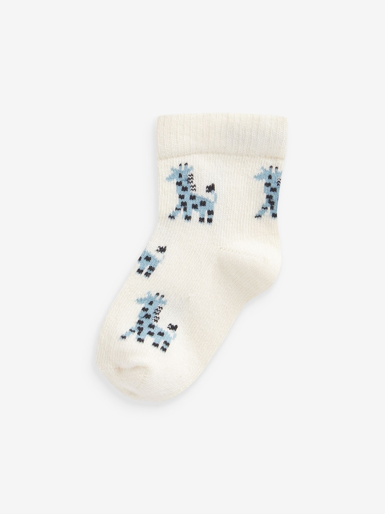 Green/Grey Character Baby Socks 4 Pack (0mths-2yrs) - Image 2 of 5 Green/Grey Character Baby Socks 4 Pack (0mths-2yrs) - Image 2 of 5