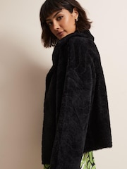 Phase Eight Black Faux Fur Lucy Jacket - Image 2 of 6